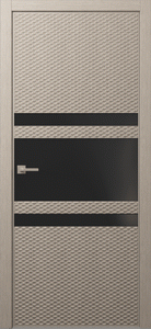 межкомнатные двери с алюминиевой кромкой модель T20