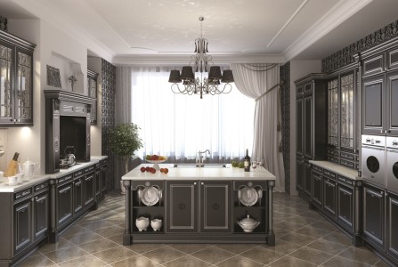кухонная мебель Афина Неро 